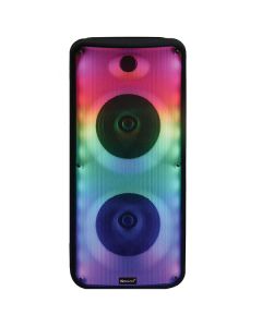 IQ SOUND(R) IQ-7188DJBT 2X8IN TWS BT SPK W/LT SHW